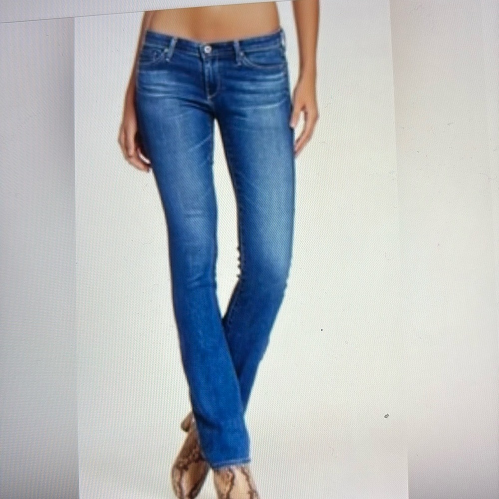 AG Adriano Goldschmied Women's Blue Boot Cut Jeans